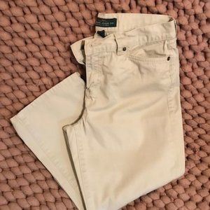 Ralph Lauren Khaki Cropped Jeans, size 6